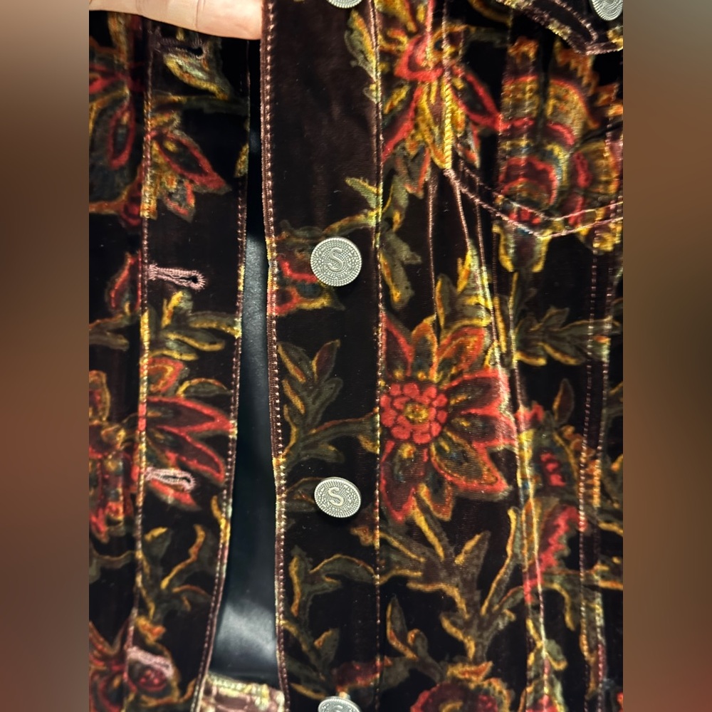 Sundance suede and silk paisley jacket - Picture 9 of 11